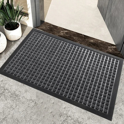 tapis d'entrée extérieur gridstep gris
