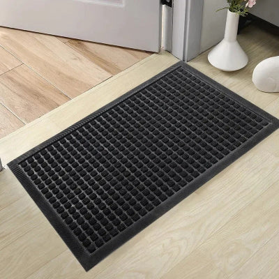 tapis d'entrée extérieur gridstep noir