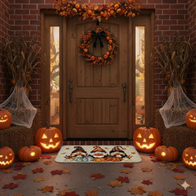 tapis entrée motif lutins décoratif