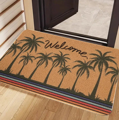 tapis entrée intérieur palmstep palmiers
