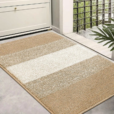 Tapis entrée intérieur tapis antidérapant et anti-poussière nuances beige