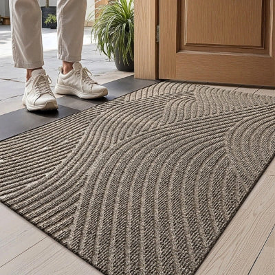 tapis entrée tapis antidérapant et anti-poussière beige