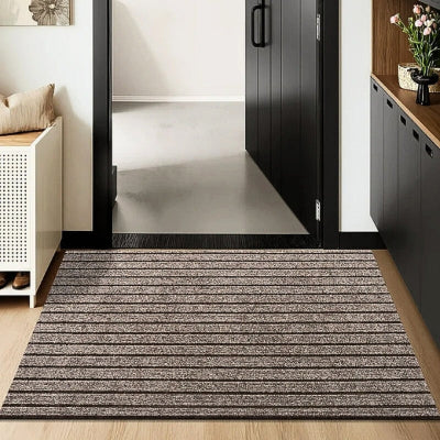 tapis entrée intérieur tapis antidérapant et anti-poussière porte noire