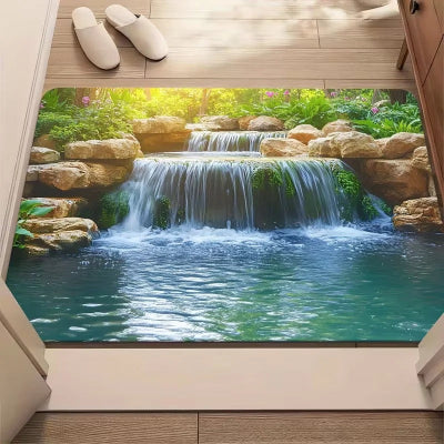 tapis pour entrée waterfallrug décoratif