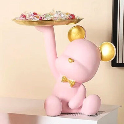 vide poche animaux ourson mignon rose bonbons