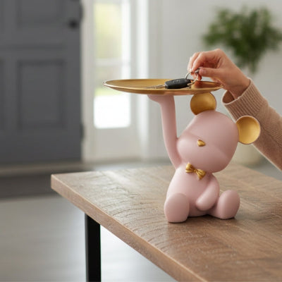 vide poche animaux ourson mignon rose